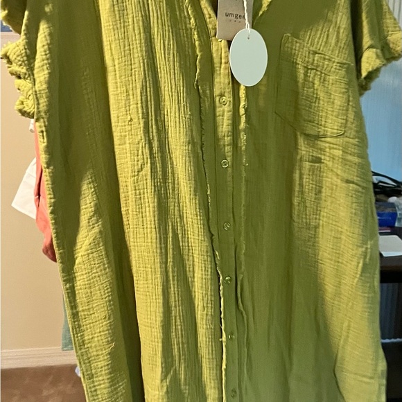 Umgee Olive Green Dress XL - Picture 4 of 16